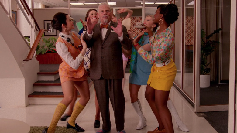 Bert sings to Don Draper in "Mad Men"