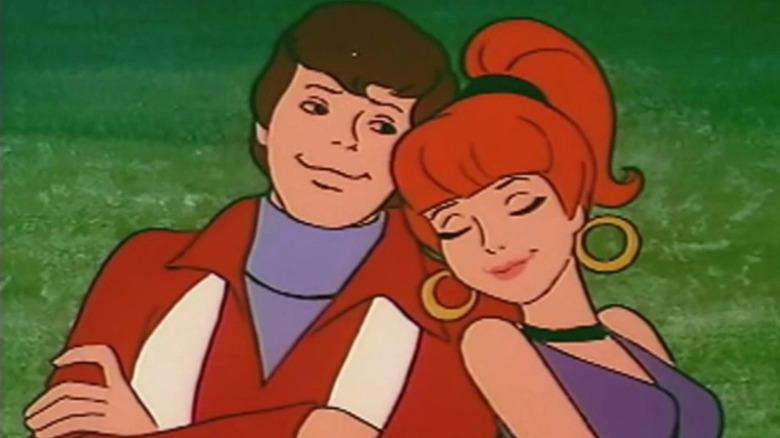 Animated Cory Anders and Jeannie in "Jeannie" (1973)