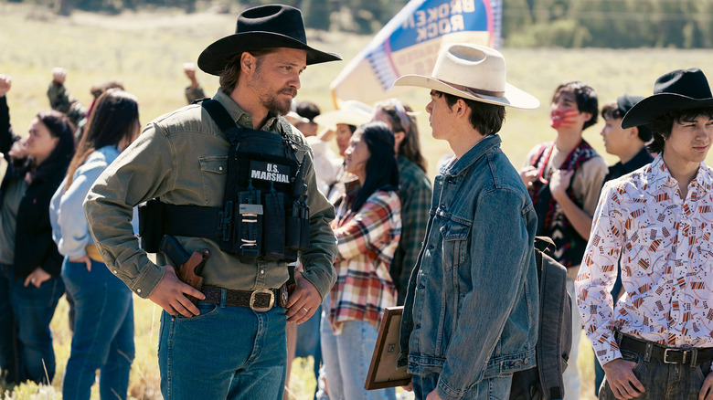 Kayce Dutton and Tate Dutton on CBS' Marshals