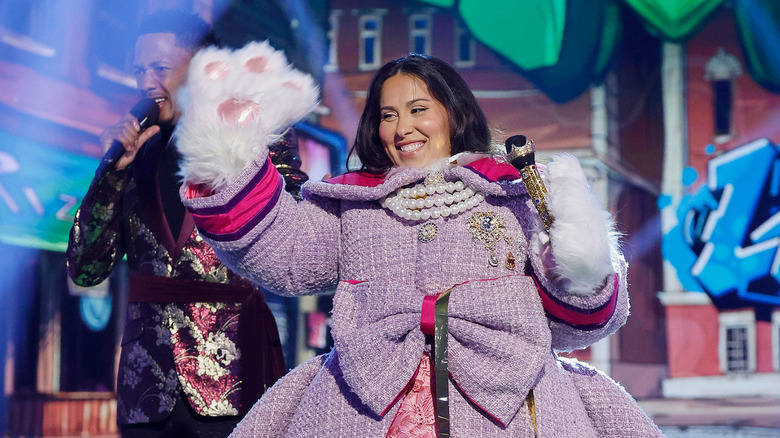 Claudia Oshry as Queen Corgi on The Masked Singer