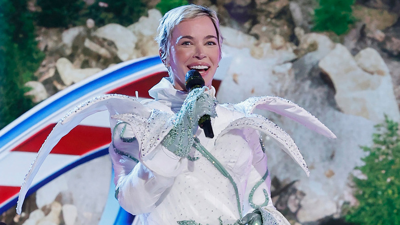 Teddi Mellencamp as Calla Lily on The Masked Singer