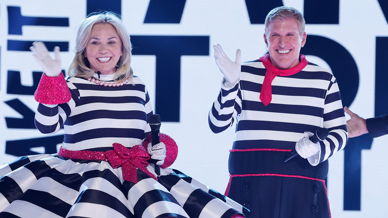 Todd and Julie Chrisley as the Croissants on The Masked Singer