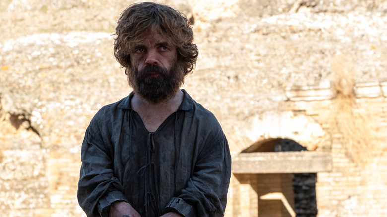 Peter Dinklage as Tyrion Lannister in the Game Of Thrones series finale