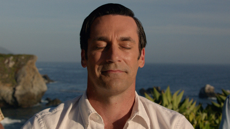 Jon Hamm as Don Draper in the Mad Men series finale