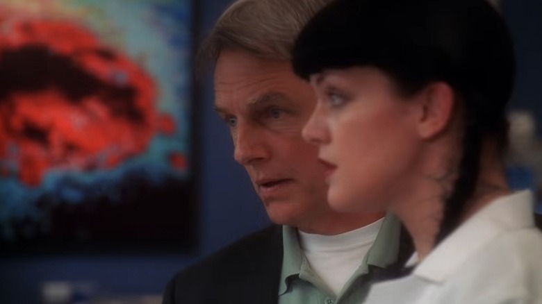 Gibbs and Abby speaking