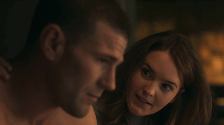 Austin Stowell as Gibbs and Kathleen Kenny as Dianne in NCIS: Origins Season 2