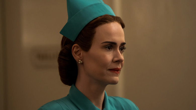 A close up of Nurse Ratched.