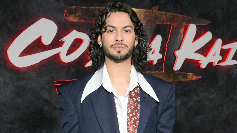 Xolo Maridueña on the red carpet for Netflix's Cobra Kai