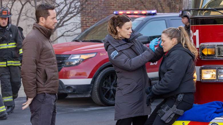 Upton and Halstead in One Chicago crossover