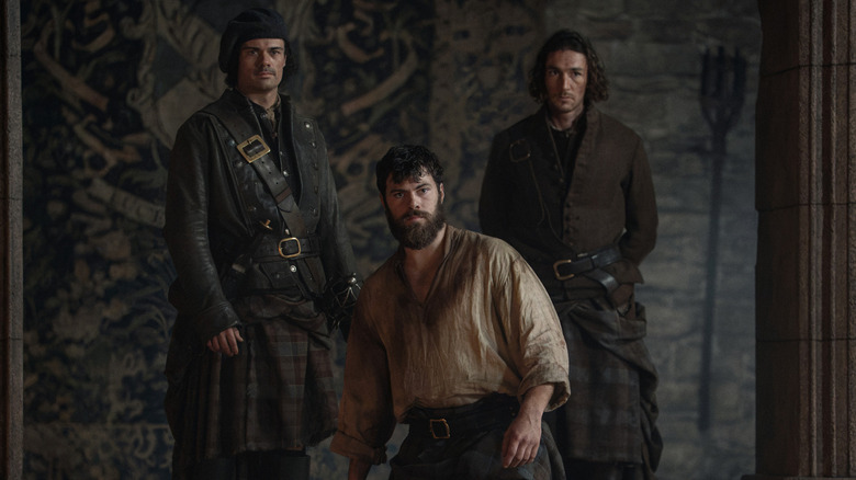 Brian, Dougal and Murtagh in Outlander: Blood of My Blood
