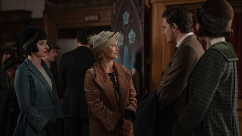 Lottie's friend, Lottie, Henry and Julia in Outlander: Blood of My Blood
