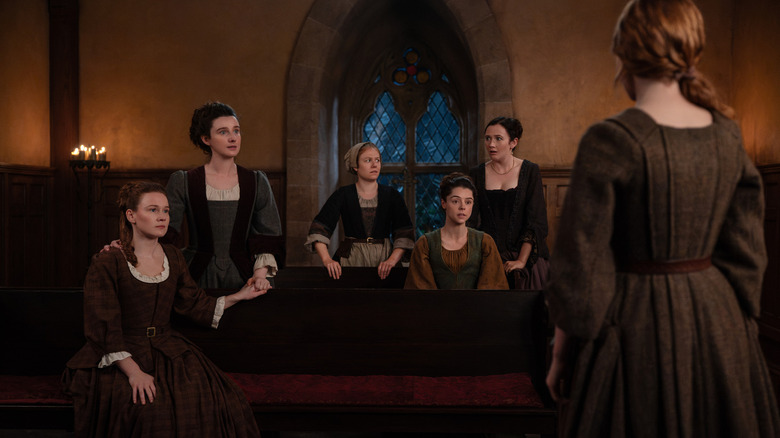 Letitia, Janet, Mrs. Fitz, Maura, Jocasta and Ellen in Outlander: Blood of My Blood