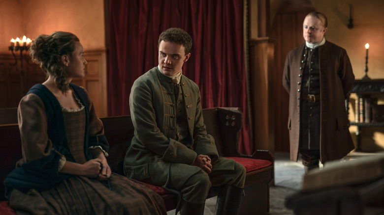 Letitia, Colum and Ned in Outlander: Blood of My Blood