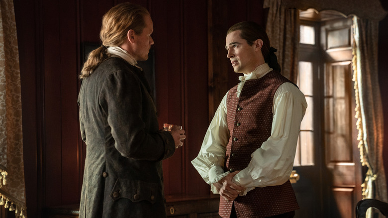 Jamie and Lord John in Outlander
