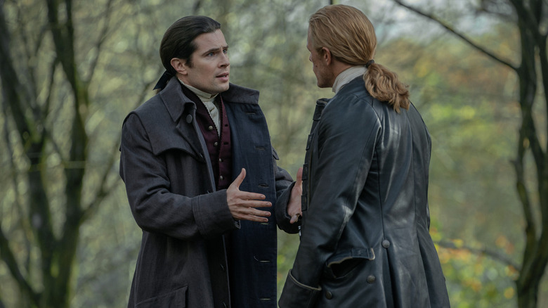 Lord John and Jamie in Outlander