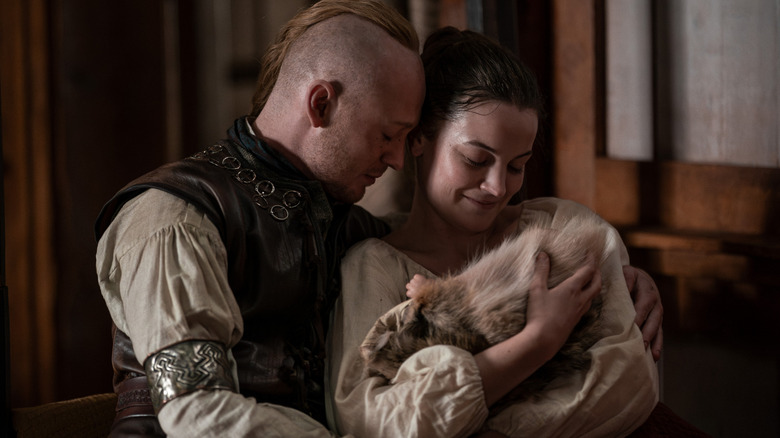 Ian, Rachel and Oggy in Outlander