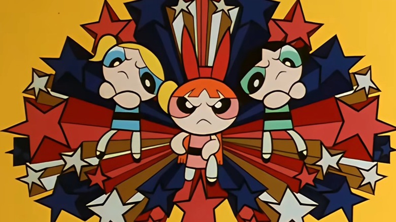 The powerpuff girls as the "whoopass girls" in "Whoopass stew!"