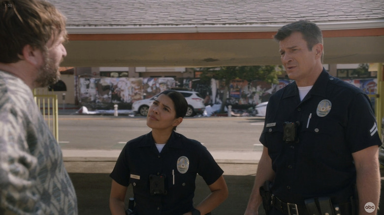 Juarez and Nolan in The Rookie