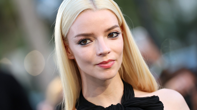 Anya Taylor-Joy wearing a black dress while attending the 2027 Dior Cruise Show at Los Angeles County Museum of Art on May 13, 2026 in Los Angeles, California.