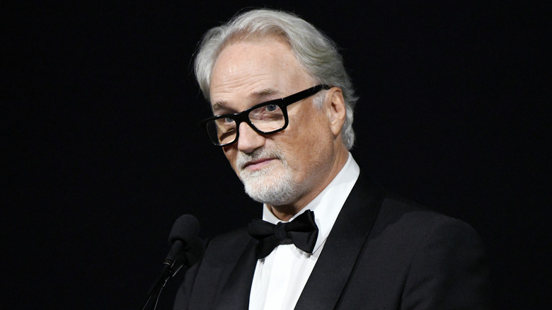 David Fincher at a press event