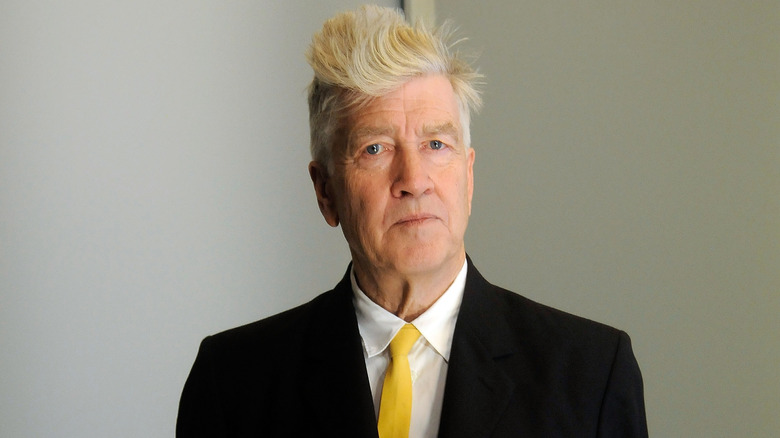David Lynch at a press event