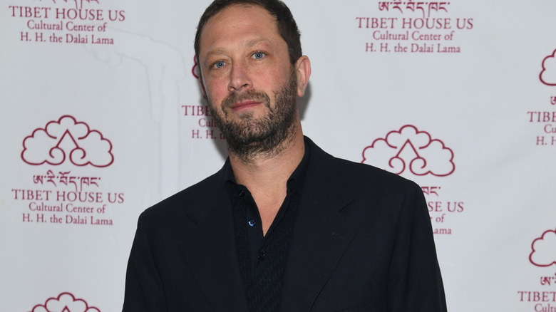 Ebon Moss-Bachrach at a press event