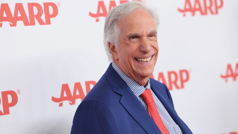 Henry Winkler at a press event