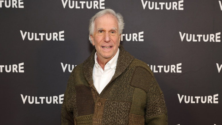 Henry Winkler at a press event