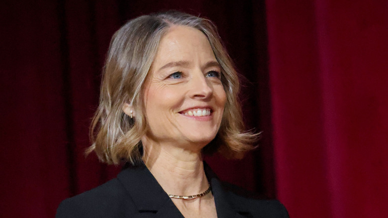 Jodie Foster at a press event