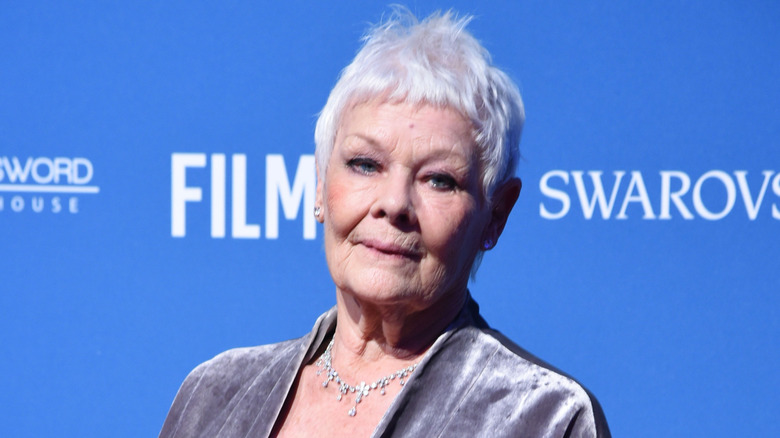 Judi Dench at a press event