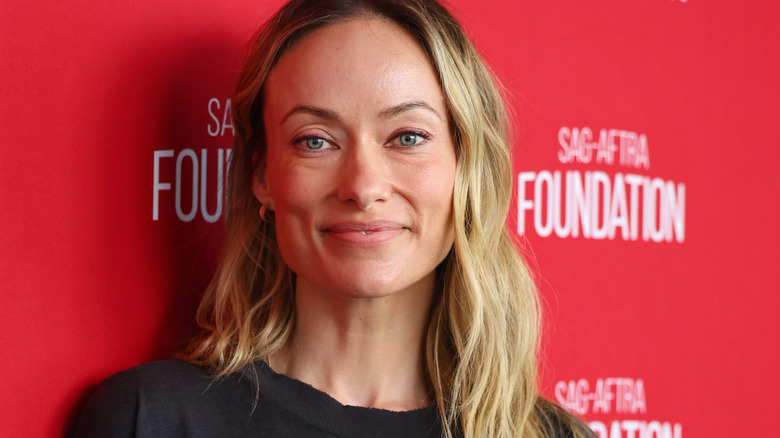 Olivia Wilde at a press event