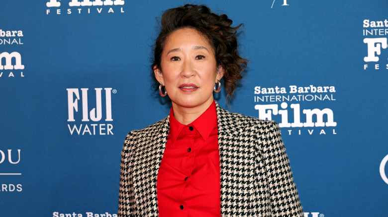 Sandra Oh at a film festival