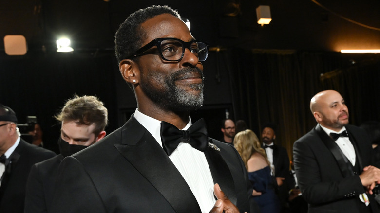 In this handout photo provided by The Academy, Sterling K. Brown looks on backstage during the 98th Oscars at Dolby Theatre on March 15, 2026 in Hollywood, California.
