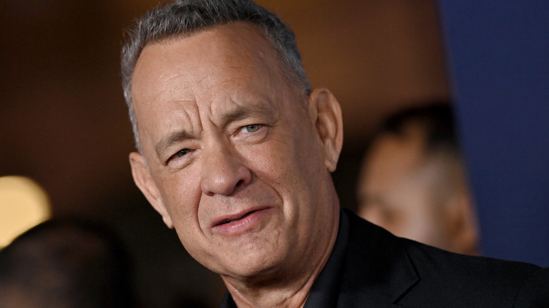 Tom Hanks attends the 2024 AFI Fest - World Premiere Screening of "Here" at TCL Chinese Theatre on October 25, 2024 in Hollywood, California.