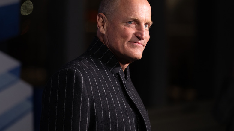 Woody Harrelson at a press event