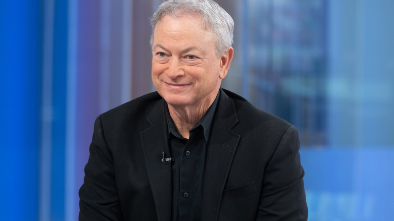 Gary Sinise makes a press appearance