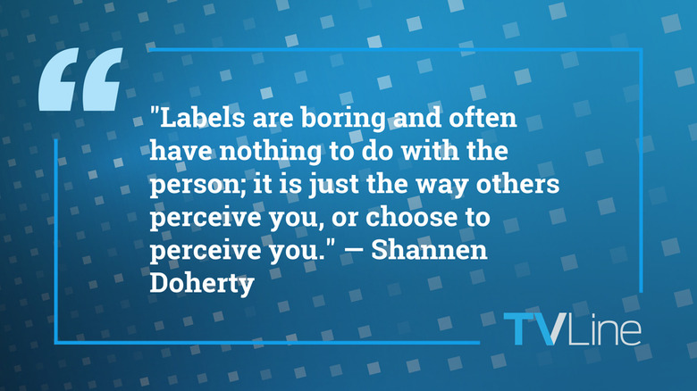 Shannen Doherty'den alıntı