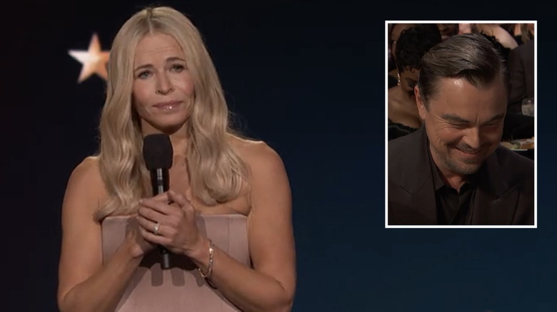 Chelsea Handler and Leonardo DiCaprio