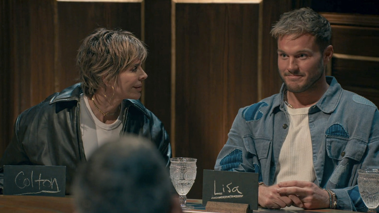 Lisa Rinna and Colton Underwood in Traitors