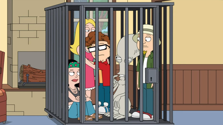 Francine and Roger in American Dad
