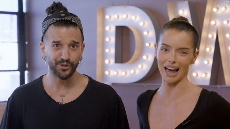 Mark Ballas and Maura Higgins in Dancing With the Stars