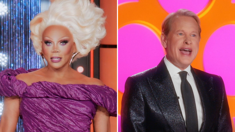 RuPaul and Carson Kressley on RuPaul's Drag Race All Stars