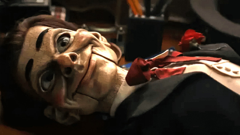 Slappy the dummy lying down