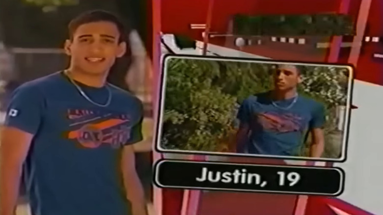 Contestant named Justin, 19, introducing himself on Next