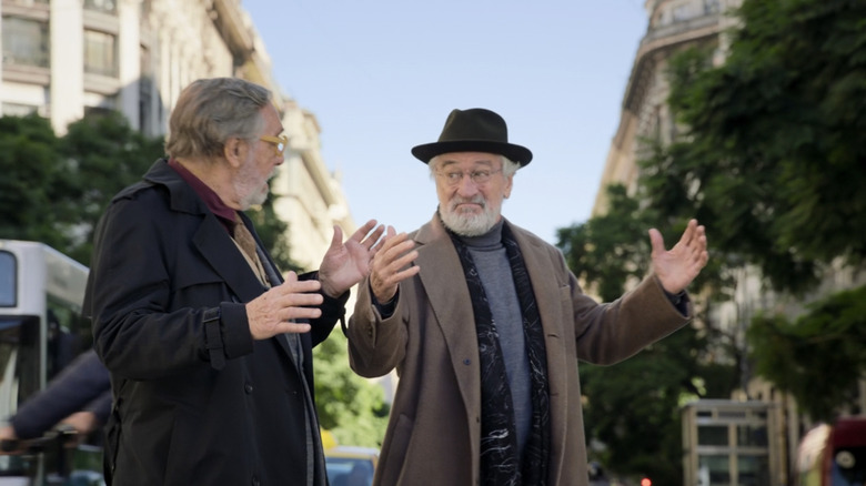 Robert De Niro's Vicent Parisi is seen in closeup in Nada