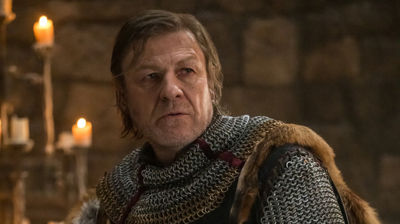 Sean Bean as the Sheriff of Nottingham in Robin Hood (2025)