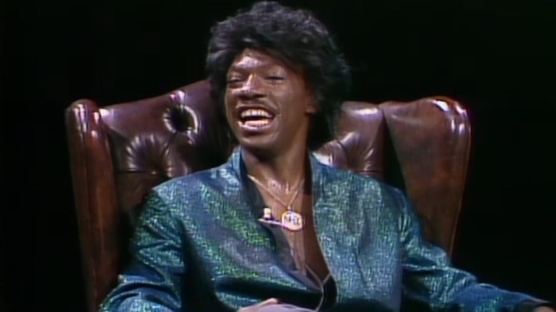 Eddie Murphy impersonates James Brown on "Saturday Night Live"