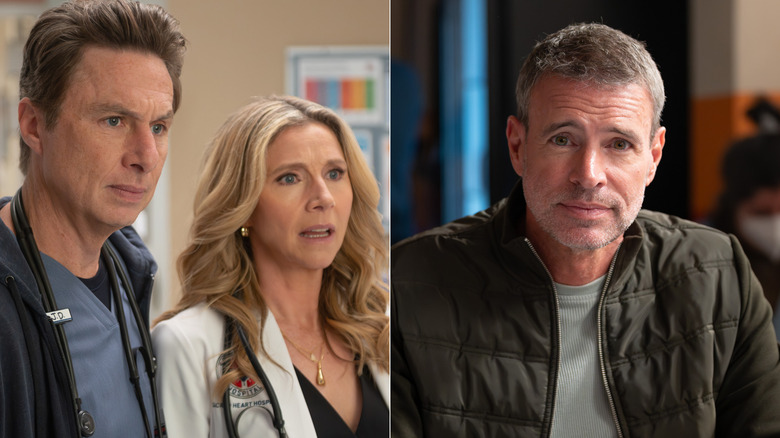 J.D., Elliot and Sean in Scrubs (2026) Season 2