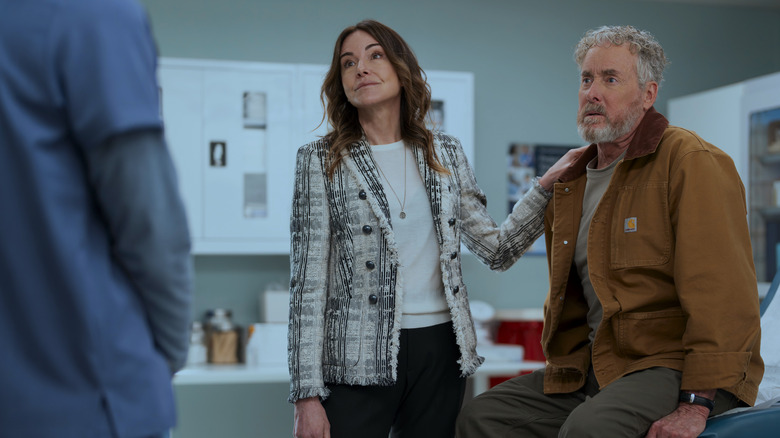 Jordan and Dr. Cox in Scrubs (2026) Season 1, Episode 9