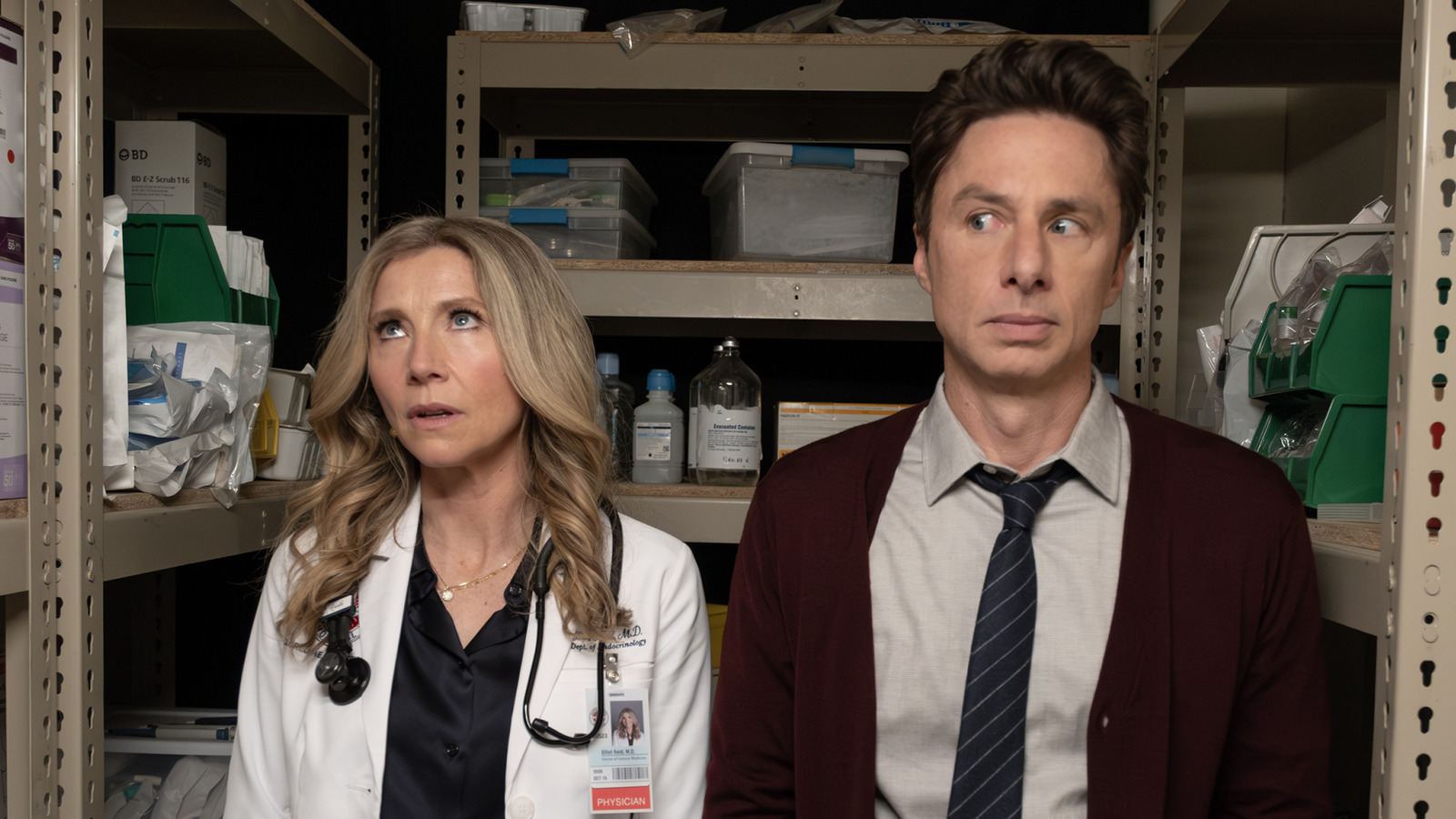 Scrubs Team Talks Season 9 Erasure, J.D. And Elliot's New Normal, And Where Turk, Carla, And Dr. Cox Stand In The Revival